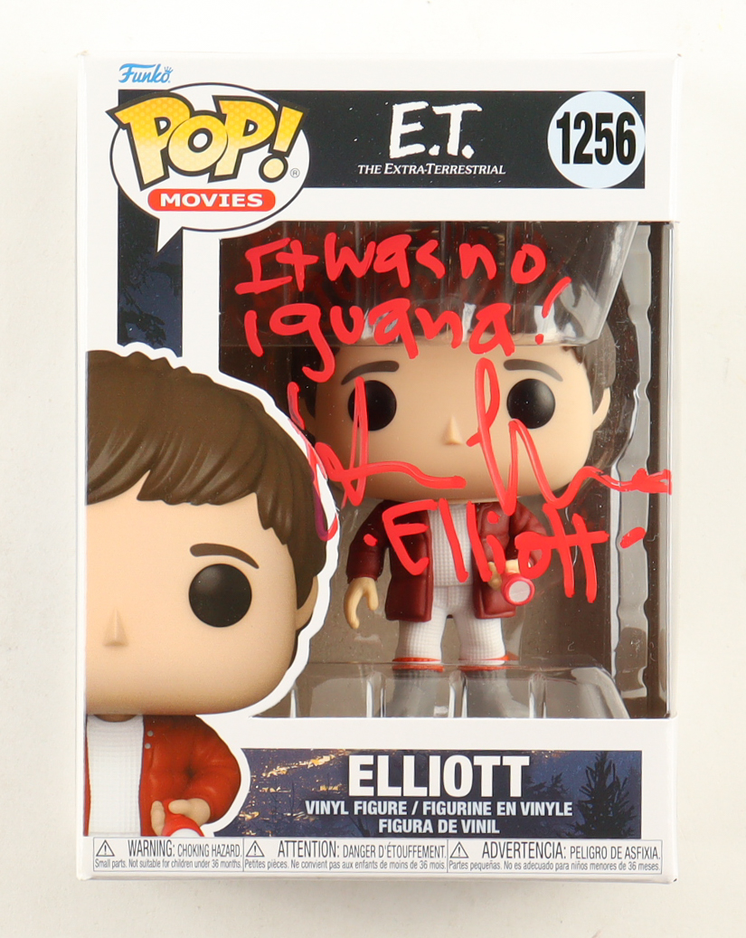 Henry Thomas Signed "E.T." #1256 Elliot Funko Pop! Vinyl Figure Inscribed "It Was No Iguana!" & "Elliott" (ACOA) at PristineAuction.com Henry Thomas Signed "E.T." #1256 Elliot Funko Pop! Vinyl Figure Inscribed "It Was No Iguana!" & "Elliott" (ACOA) at PristineAuction.com