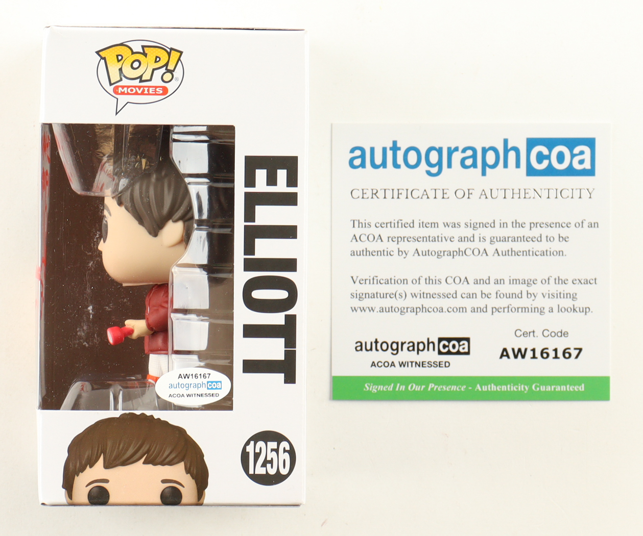 Henry Thomas Signed "E.T." #1256 Elliot Funko Pop! Vinyl Figure Inscribed "It Was No Iguana!" & "Elliott" (ACOA) at PristineAuction.com Henry Thomas Signed "E.T." #1256 Elliot Funko Pop! Vinyl Figure Inscribed "It Was No Iguana!" & "Elliott" (ACOA) at PristineAuction.com
