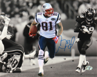 Aaron Hernandez Signed Patriots 8x10 Photo (Sure Shot) at PristineAuction.com