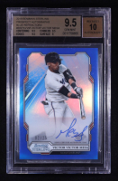 Victor Victor Mesa 2019 Bowman Sterling Prospect Autographs Blue Refractors #BSPAVVM #2/25 (BGS 9.5 | Auto 10) at PristineAuction.com