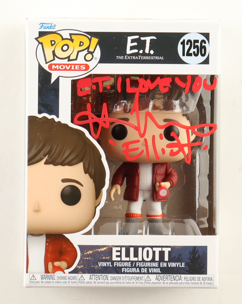 Henry Thomas Signed "E.T." #1256 Elliot Funko Pop! Vinyl Figure Inscribed "E.T. I Love You" & "Elliott" (ACOA) at PristineAuction.com Henry Thomas Signed "E.T." #1256 Elliot Funko Pop! Vinyl Figure Inscribed "E.T. I Love You" & "Elliott" (ACOA) at PristineAuction.com