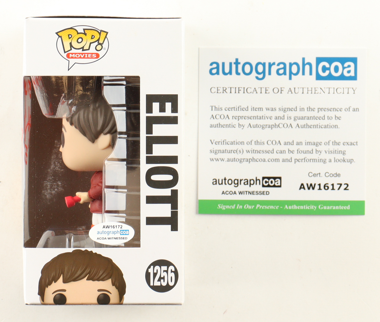 Henry Thomas Signed "E.T." #1256 Elliot Funko Pop! Vinyl Figure Inscribed "E.T. I Love You" & "Elliott" (ACOA) at PristineAuction.com Henry Thomas Signed "E.T." #1256 Elliot Funko Pop! Vinyl Figure Inscribed "E.T. I Love You" & "Elliott" (ACOA) at PristineAuction.com