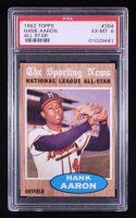 Hank Aaron 1962 Topps #394 AS (PSA 6) at PristineAuction.com