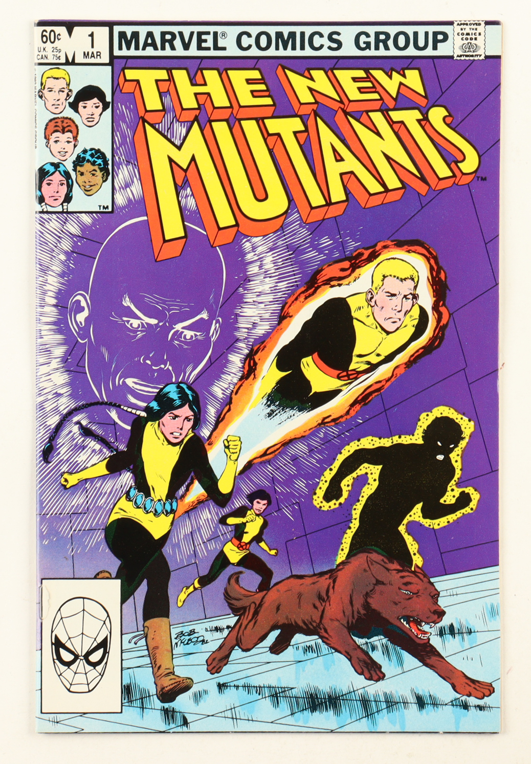 1983 "The New Mutants" Issue #1 Marvel Comic Book at PristineAuction.com 1983 "The New Mutants" Issue #1 Marvel Comic Book at PristineAuction.com