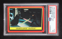 Lightsaber Battle! 1983 Topps Star Wars Return of the Jedi #120 (PSA 7) at PristineAuction.com