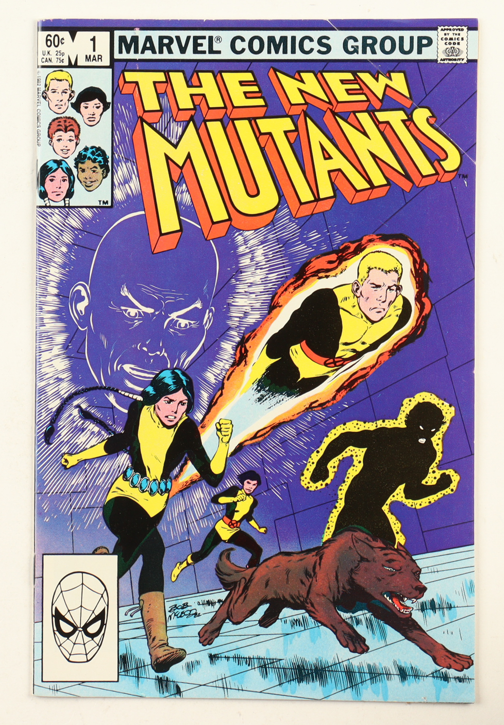 1983 "The New Mutants" Issue #1 Marvel Comic Book at PristineAuction.com 1983 "The New Mutants" Issue #1 Marvel Comic Book at PristineAuction.com