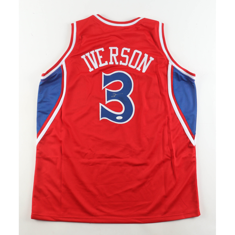 Allen Iverson Signed Jersey (JSA) at PristineAuction.com