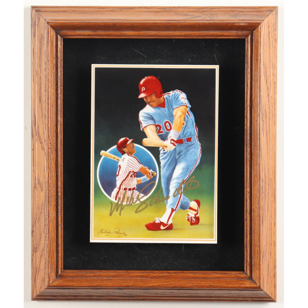 Mike Schmidt Signed LE AP 1988 Gartlan "Only Perfect" 500th Home Run Custom Framed Commemorative Art Display (Gartlan) at PristineAuction.com