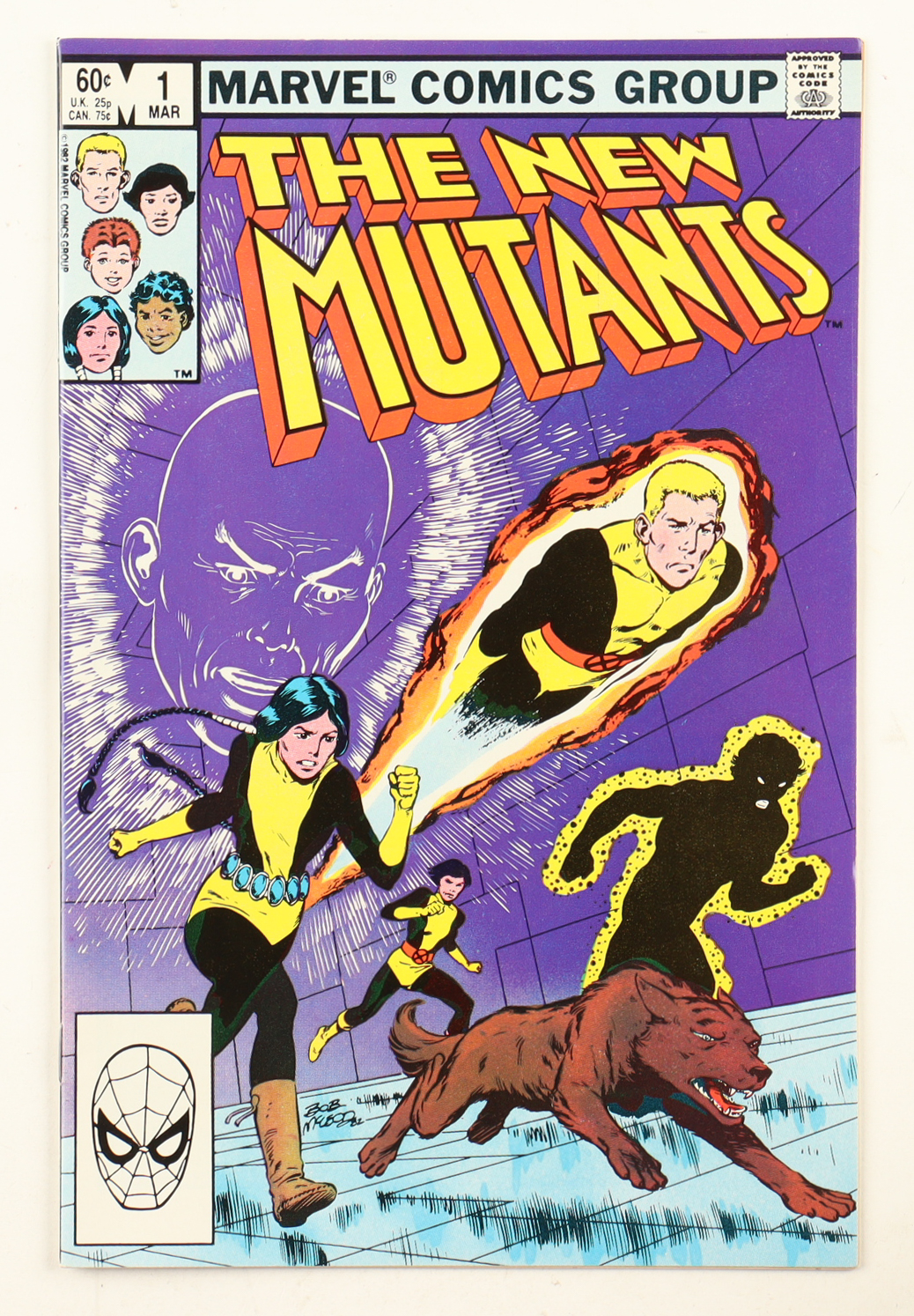 1983 "The New Mutants" Issue #1 Marvel Comic Book at PristineAuction.com 1983 "The New Mutants" Issue #1 Marvel Comic Book at PristineAuction.com