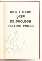 Doyle Brunson Signed "How I Made Over $1,000,000 Playing Poker" Hardcover Book Inscribed "May All Your Deals Be Good Ones" (PSA | Auto Grade PSA 9) at PristineAuction.com