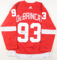 Alex DeBrincat Signed Red Wings Adidas Authentic Jersey (JSA) at PristineAuction.com