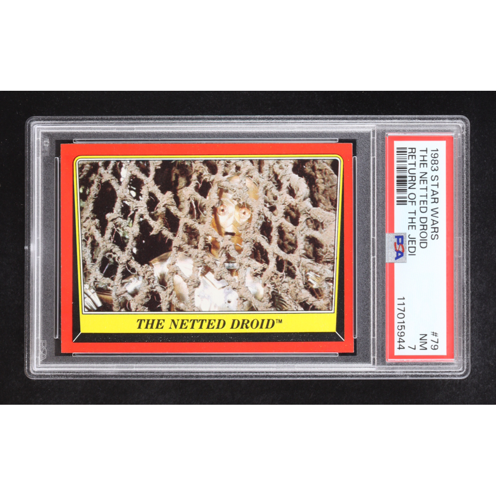 The Netted Droid 1983 Topps Star Wars Return of the Jedi #79 (PSA 7) at PristineAuction.com