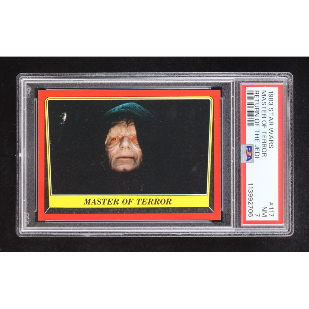 Master Of Terror 1983 Topps Star Wars Return of the Jedi #117 (PSA 7) at PristineAuction.com
