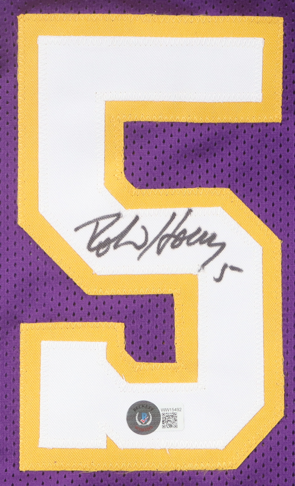 Robert Horry Signed Jersey (Beckett) at PristineAuction.com Robert Horry Signed Jersey (Beckett) at PristineAuction.com