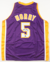 Robert Horry Signed Jersey (Beckett) at PristineAuction.com