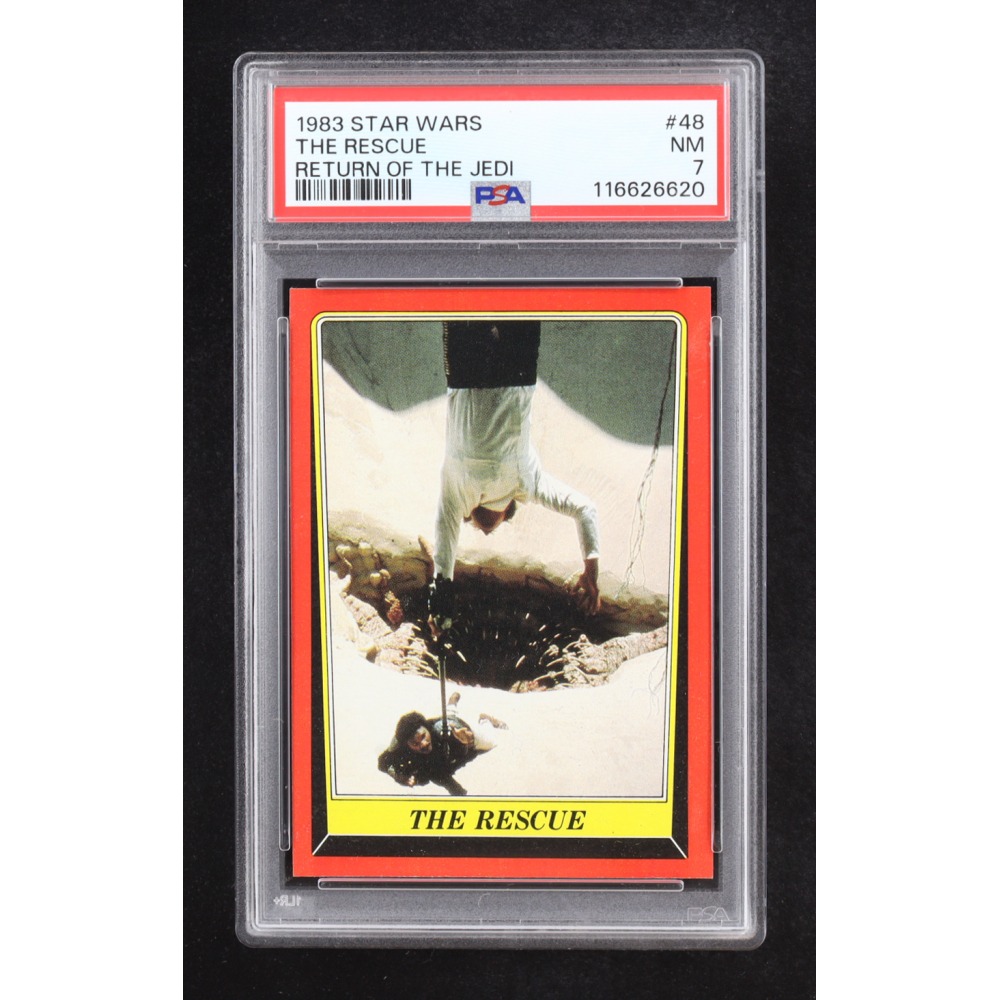 The Rescue 1983 Topps Star Wars Return of the Jedi #48 (PSA 7) at PristineAuction.com