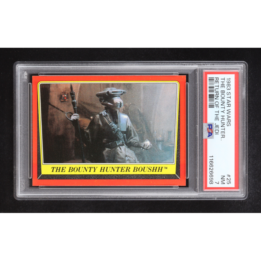 The Bounty Hunter Boushh 1983 Topps Star Wars Return of the Jedi #25 (PSA 7) at PristineAuction.com