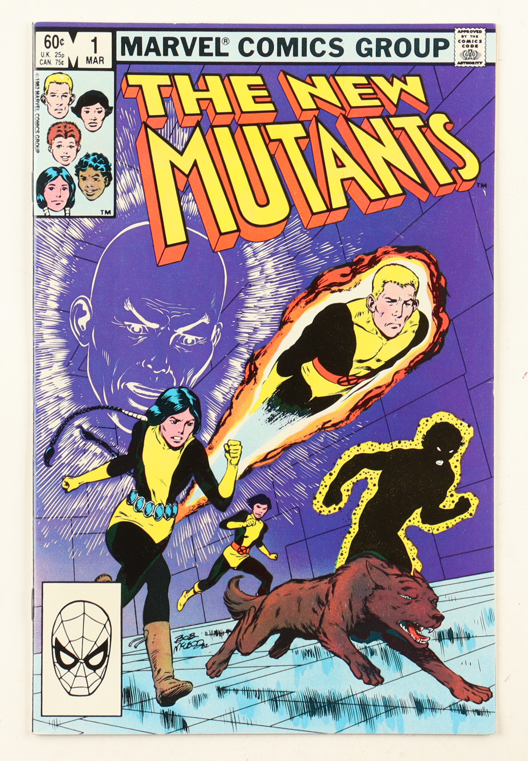 1983 "The New Mutants" Issue #1 Marvel Comic Book at PristineAuction.com 1983 "The New Mutants" Issue #1 Marvel Comic Book at PristineAuction.com