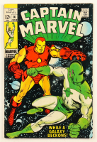 1969 "Captain Marvel" Issue #14 Marvel Comic Book at PristineAuction.com