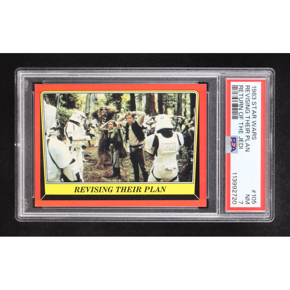 Revising Their Plan 1983 Topps Star Wars Return of the Jedi #105 (PSA 7) at PristineAuction.com