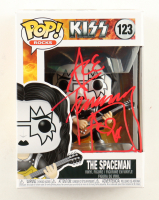 Ace Frehley Signed "Kiss" #123 The Spaceman Funko Pop! Vinyl Figure with Hand-Drawn Ace of Hearts Sketch (ACOA) at PristineAuction.com