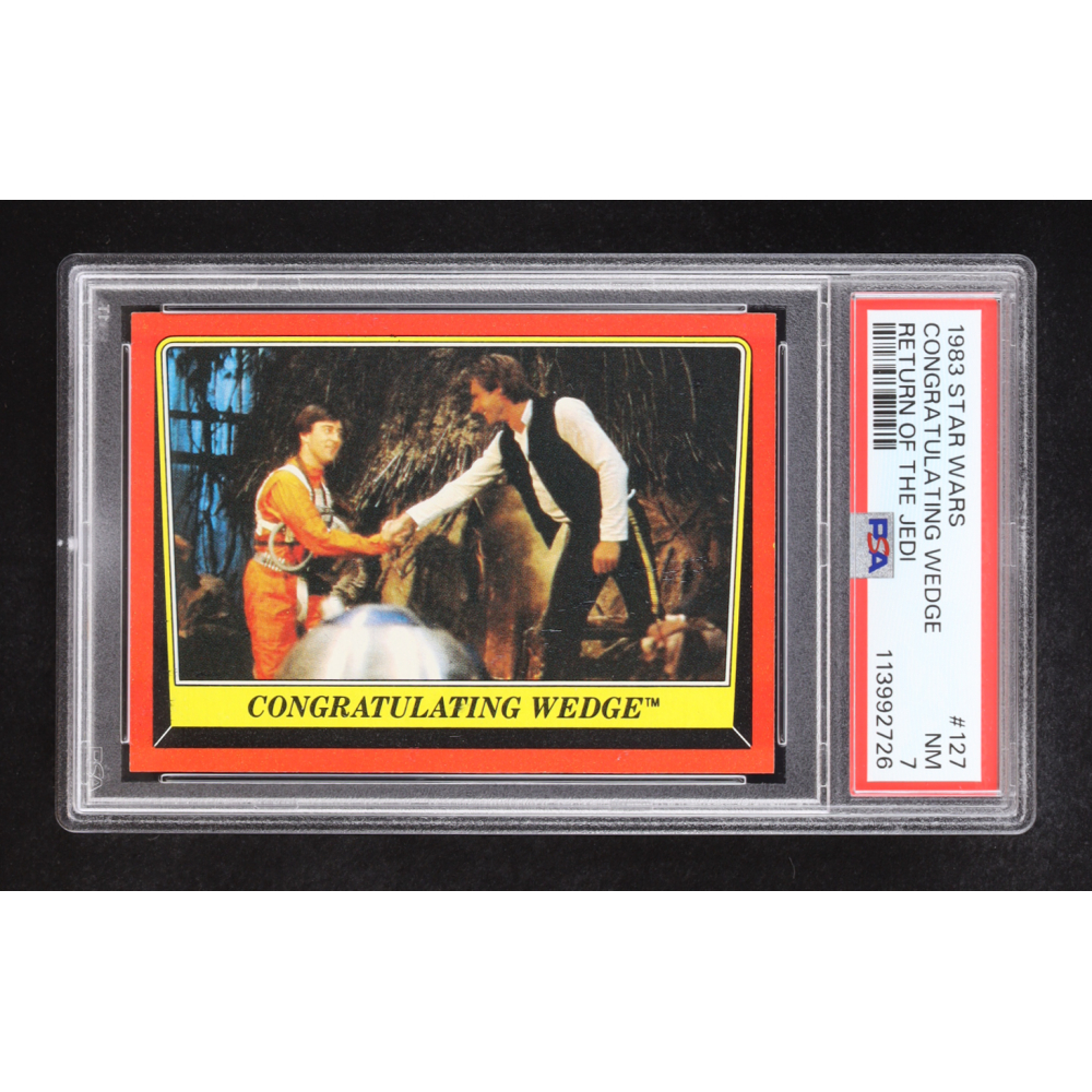 Congratulating Wedge 1983 Topps Star Wars Return of the Jedi #127 (PSA 7) at PristineAuction.com