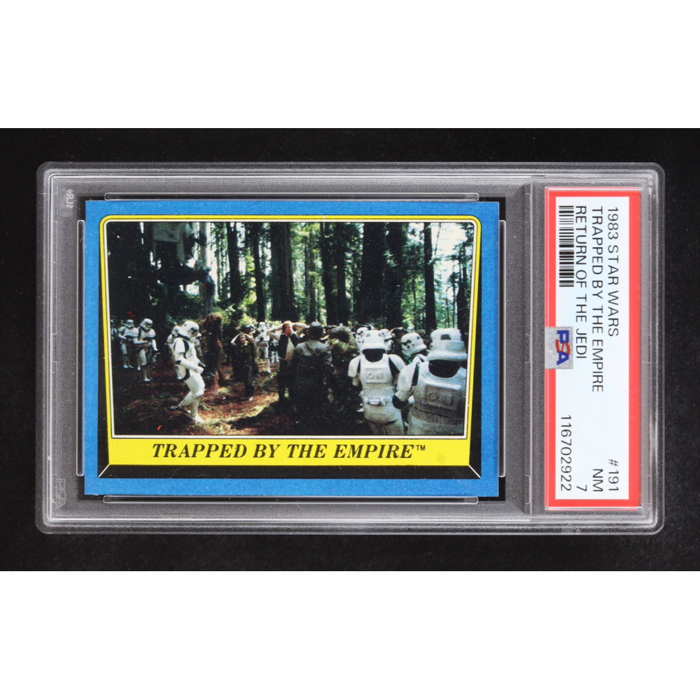 Trapped By The Empire 1983 Topps Star Wars Return of the Jedi #191 (PSA 7) at PristineAuction.com