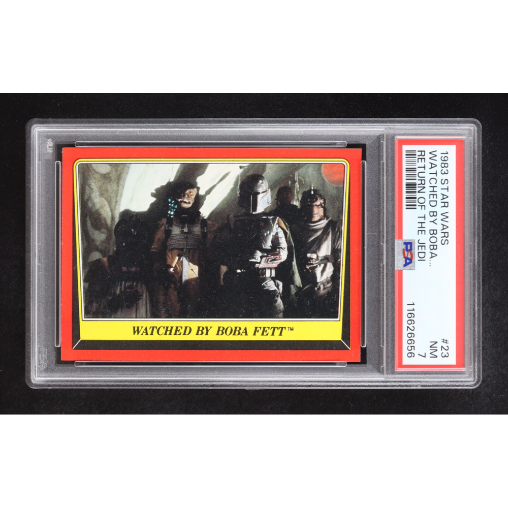 Watched By Boba Fett 1983 Topps Star Wars Return of the Jedi #23 (PSA 7) at PristineAuction.com