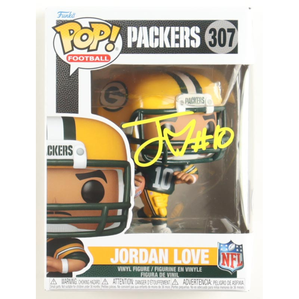 Jordan Love Signed Packers #307 Funko Pop! Figure (Beckett) at PristineAuction.com