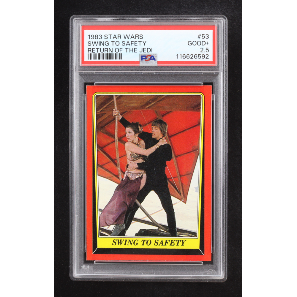 Swing To Safety 1983 Topps Star Wars Return of the Jedi #53 (PSA 2.5) at PristineAuction.com