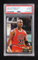 Michael Jordan 1992-93 Stadium Club #210 (PSA 6) at PristineAuction.com