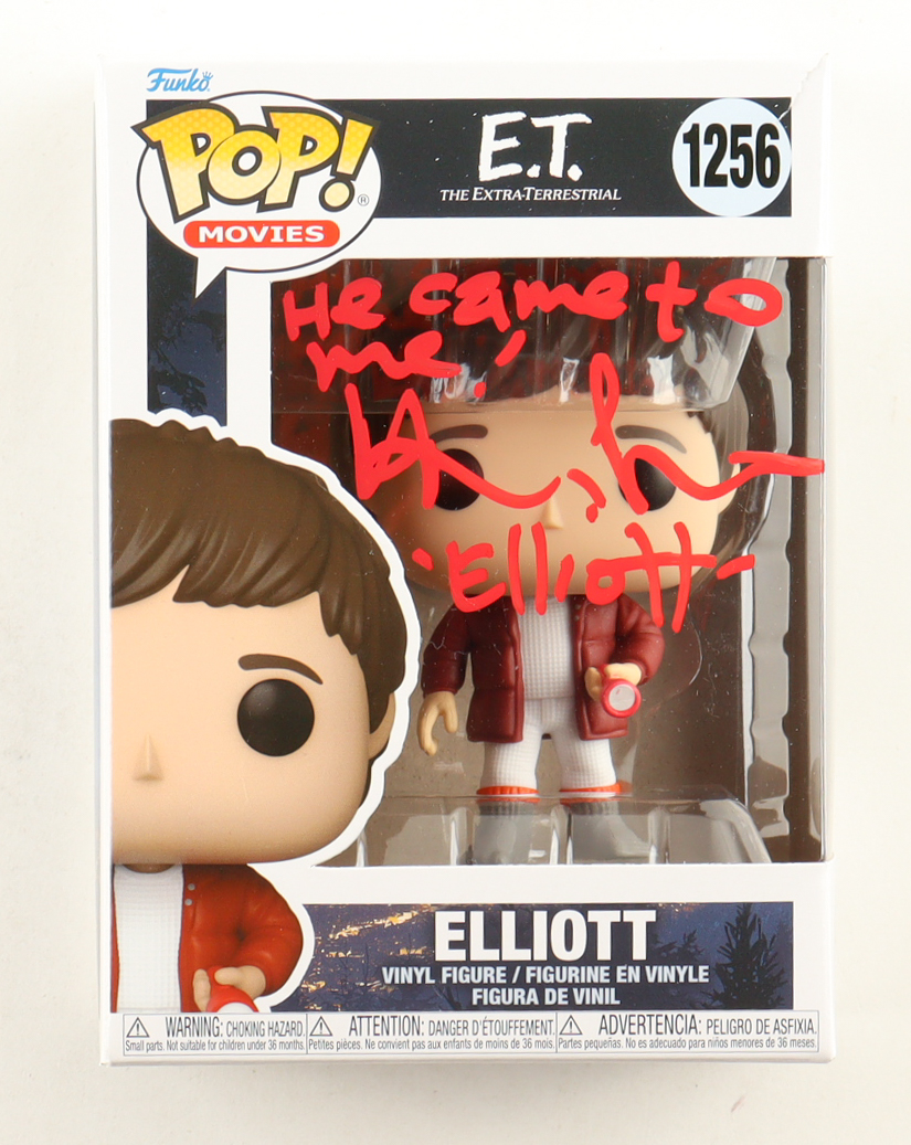 Henry Thomas Signed "E.T." #1256 Elliot Funko Pop! Vinyl Figure Inscribed "E.T. I Love You" & "Elliott" (ACOA) at PristineAuction.com Henry Thomas Signed "E.T." #1256 Elliot Funko Pop! Vinyl Figure Inscribed "E.T. I Love You" & "Elliott" (ACOA) at PristineAuction.com