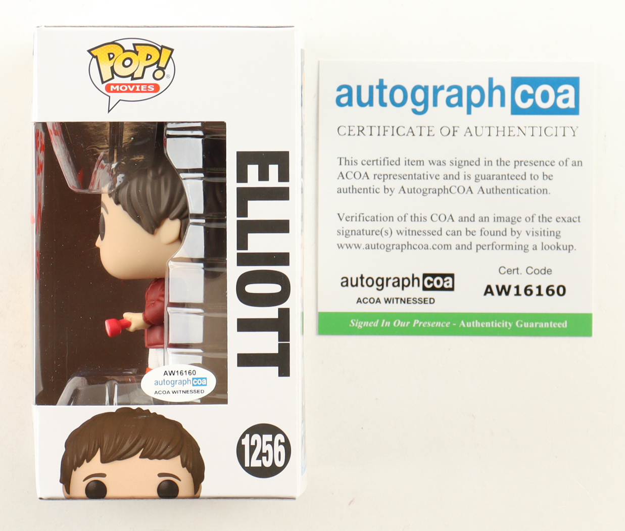 Henry Thomas Signed "E.T." #1256 Elliot Funko Pop! Vinyl Figure Inscribed "E.T. I Love You" & "Elliott" (ACOA) at PristineAuction.com Henry Thomas Signed "E.T." #1256 Elliot Funko Pop! Vinyl Figure Inscribed "E.T. I Love You" & "Elliott" (ACOA) at PristineAuction.com