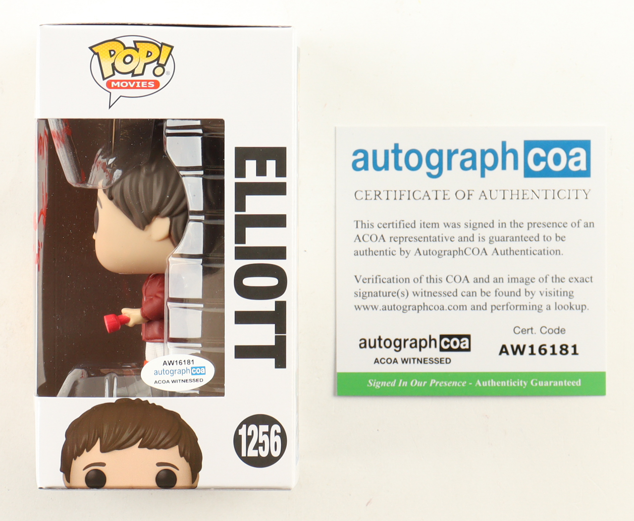 Henry Thomas Signed "E.T." #1252 Elliot & E.T. Funko Pop! Vinyl Figure Inscribed "Phone Home" & "Elliott" (ACOA) at PristineAuction.com Henry Thomas Signed "E.T." #1252 Elliot & E.T. Funko Pop! Vinyl Figure Inscribed "Phone Home" & "Elliott" (ACOA) at PristineAuction.com