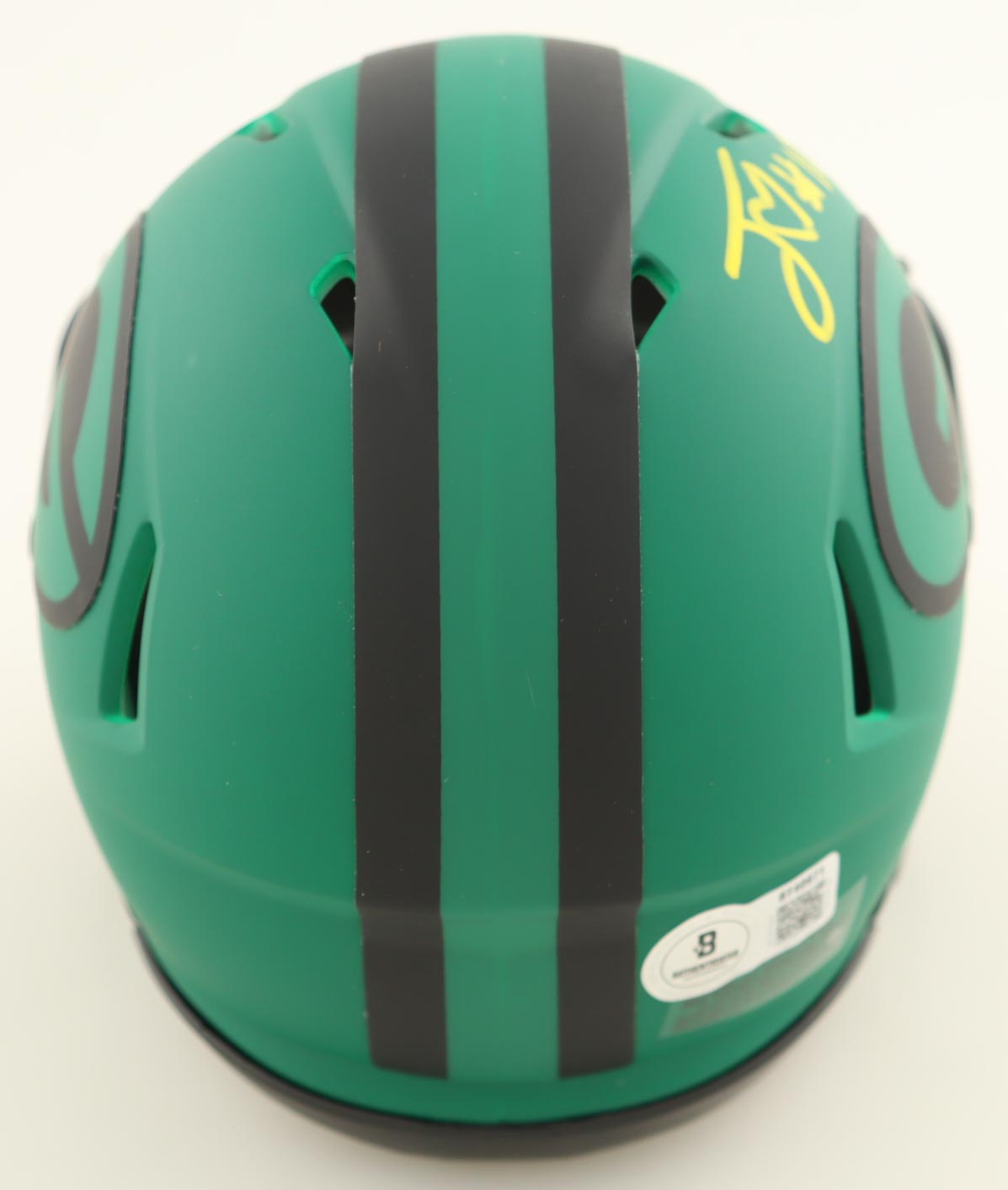 Jordan Love Signed Packers Rave Alternate Speed Mini Helmet (Beckett) at PristineAuction.com Jordan Love Signed Packers Rave Alternate Speed Mini Helmet (Beckett) at PristineAuction.com