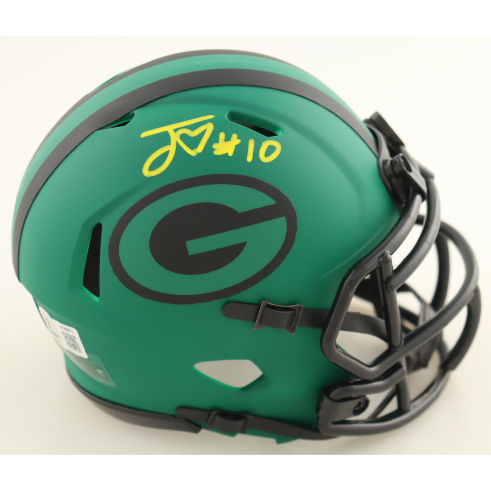 Jordan Love Signed Packers Rave Alternate Speed Mini Helmet (Beckett) at PristineAuction.com