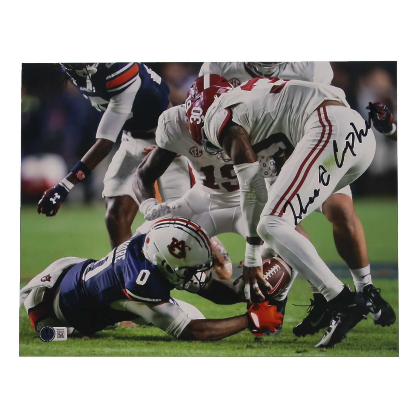 Jihaad Campbell Signed Alabama Crimson Tide 11x14 Photo (Beckett) at PristineAuction.com Jihaad Campbell Signed Alabama Crimson Tide 11x14 Photo (Beckett) at PristineAuction.com