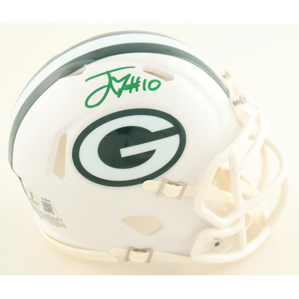 Jordan Love Signed Packers Speed Mini Helmet (Beckett) at PristineAuction.com