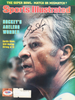 Gordie Howe Signed 1980 "Sports Illustrated" Magazine Cover Page (PSA) at PristineAuction.com
