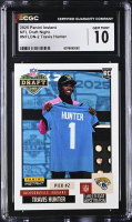Travis Hunter 2025 Panini Instant #NFLDN-2 Draft Night RC (CGC 10) at PristineAuction.com