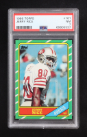 Jerry Rice 1986 Topps #161 RC (PSA 7) at PristineAuction.com