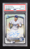 Jac Caglianone 2025 Bowman Chrome Prospect Autographs HTA Choice Refractors #CPAJCA #020/150 RC (PSA 10) at PristineAuction.com