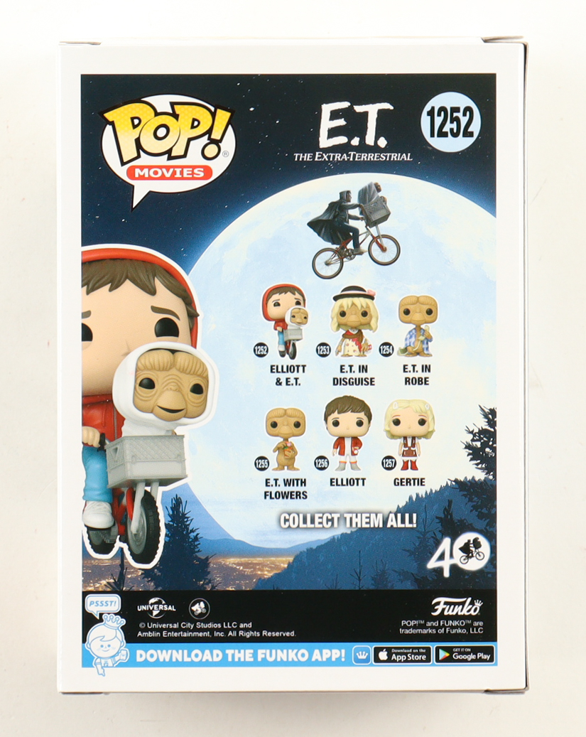 Henry Thomas Signed "E.T." #1252 Elliot & E.T. Funko Pop! Vinyl Figure Inscribed "Phone Home" & "Elliott" (ACOA) at PristineAuction.com Henry Thomas Signed "E.T." #1252 Elliot & E.T. Funko Pop! Vinyl Figure Inscribed "Phone Home" & "Elliott" (ACOA) at PristineAuction.com