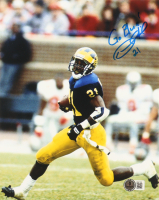 Desmond Howard Signed Michigan Wolverines 8x10 Photo Inscribed "Go Blue!" (Beckett) at PristineAuction.com