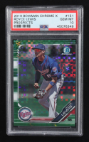 Royce Lewis 2019 Bowman Chrome X Prospects Green X-Fractors #BCP151 RC #2/31 (PSA 10) at PristineAuction.com