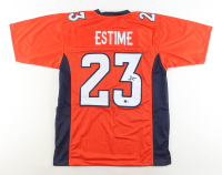 Audric Estime Signed Jersey (Beckett) at PristineAuction.com