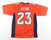 Audric Estime Signed Jersey (Beckett) at PristineAuction.com