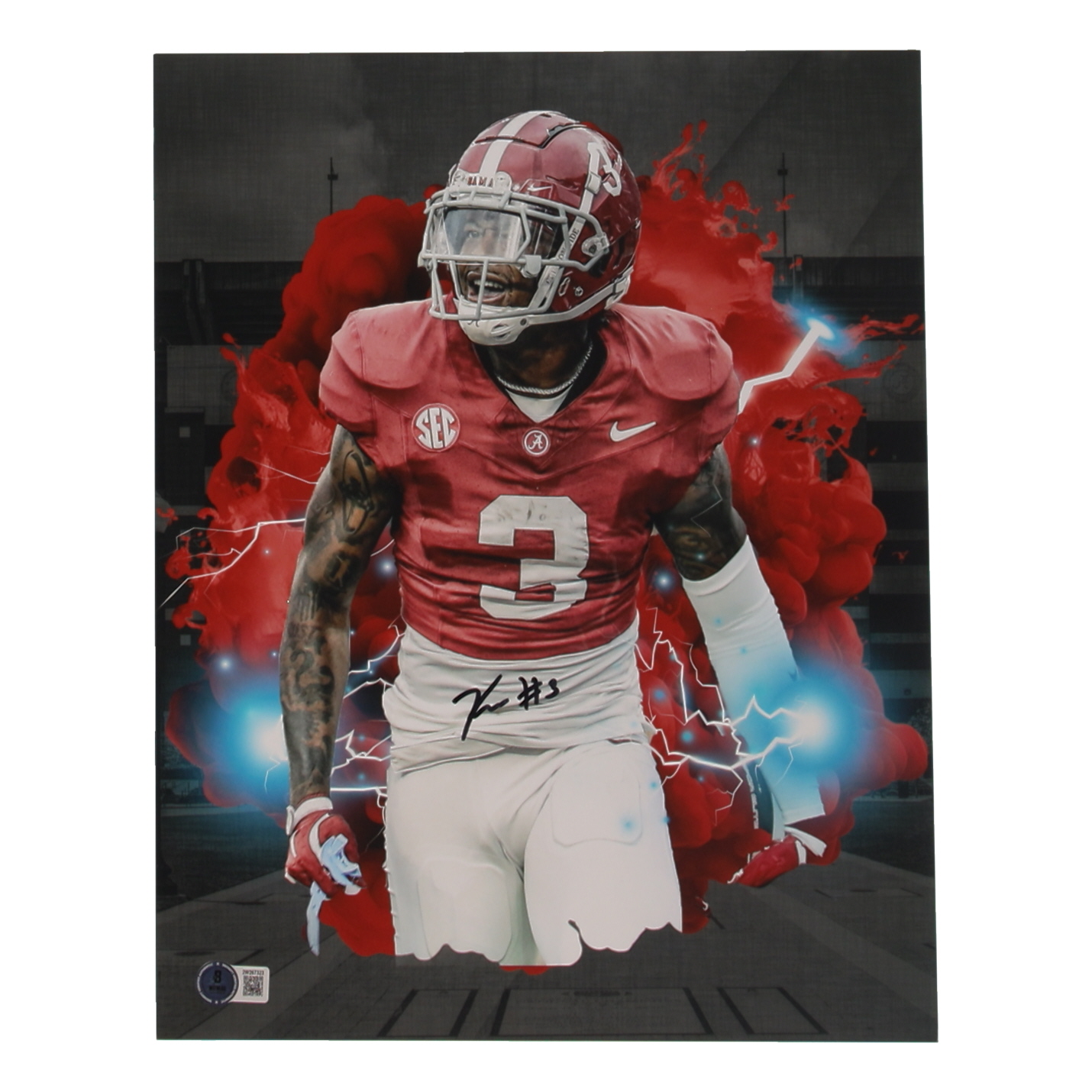 Keon Sabb Signed Alabama Crimson Tide 11x14 Photo (Beckett) at PristineAuction.com Keon Sabb Signed Alabama Crimson Tide 11x14 Photo (Beckett) at PristineAuction.com