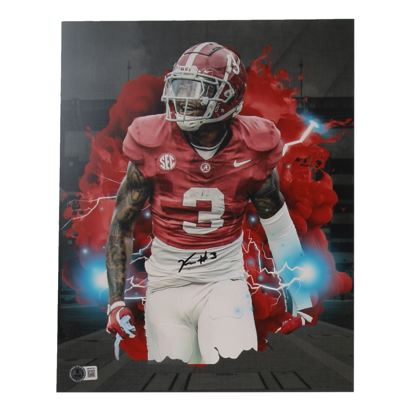Keon Sabb Signed Alabama Crimson Tide 11x14 Photo (Beckett) at PristineAuction.com Keon Sabb Signed Alabama Crimson Tide 11x14 Photo (Beckett) at PristineAuction.com