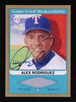 Alex Rodriguez 2003 Upper Deck Play Ball Game Used Memorabilia Tier 2 Signatures #AR2 Jersey #216/285 at PristineAuction.com